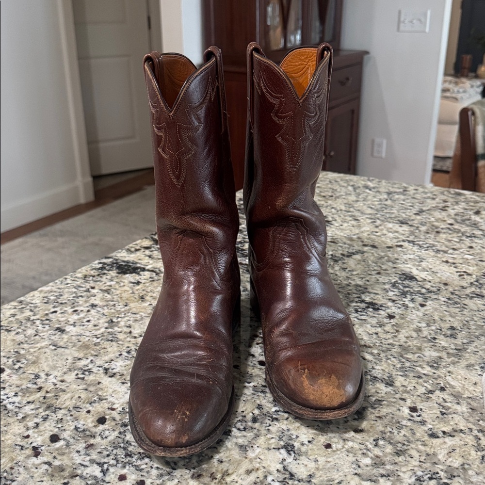 Lucchese 2000 Roper Western Boot - Picture 2 of 6